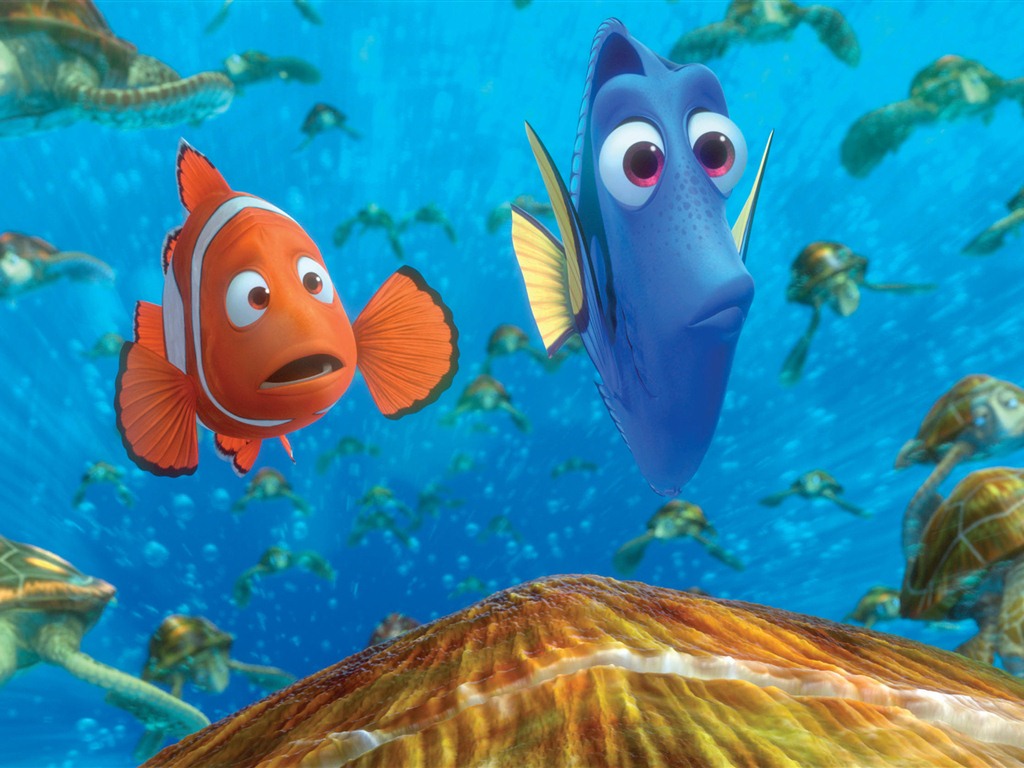 Buscando a Nemo 3D 2012 HD fondos de pantalla #19 - 1024x768