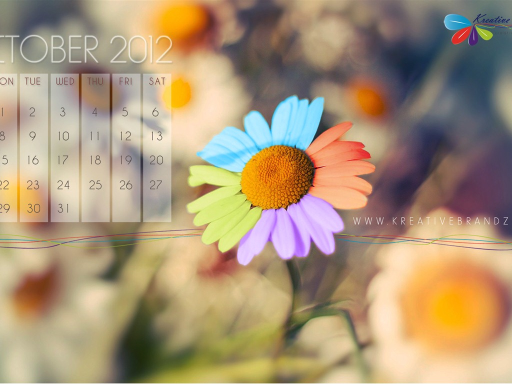 10 2012 Calendar fondo de pantalla (2) #17 - 1024x768
