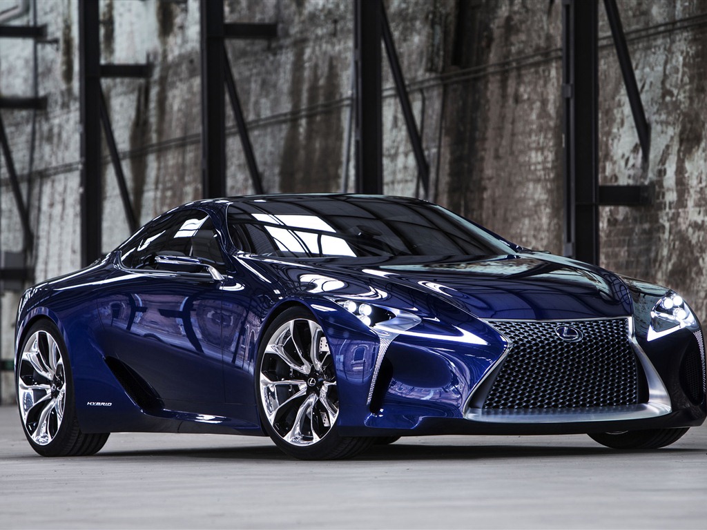 2012 Lexus LF-LC синий концепцию HD обои #4 - 1024x768