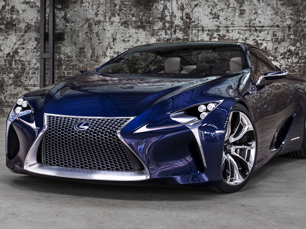 2012 Lexus LF-LC синий концепцию HD обои #6 - 1024x768