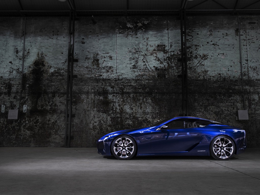 2012 Lexus LF-LC Concept Bleu fonds d'écran HD #7 - 1024x768