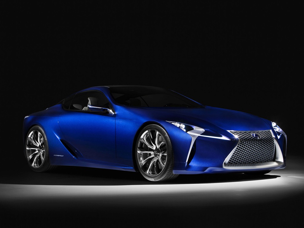 2012 Lexus LF-LC синий концепцию HD обои #8 - 1024x768