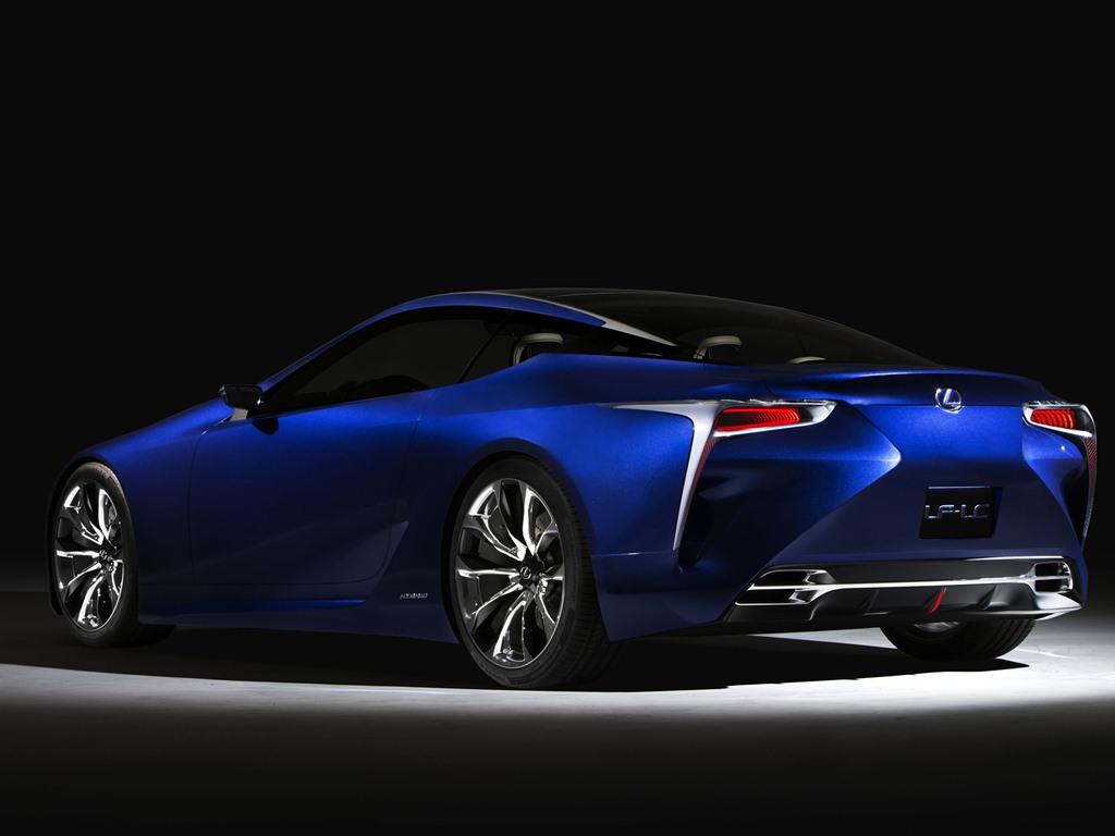 2012 Lexus LF-LC Concept Bleu fonds d'écran HD #9 - 1024x768