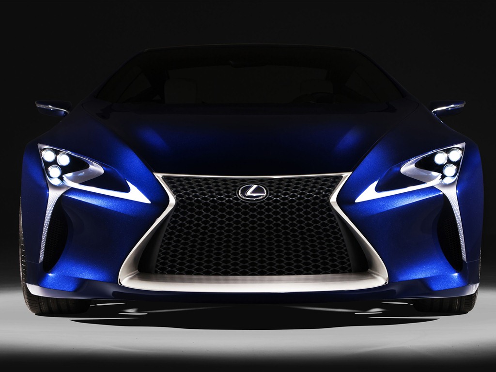 2012 Lexus LF-LC Concept Bleu fonds d'écran HD #10 - 1024x768
