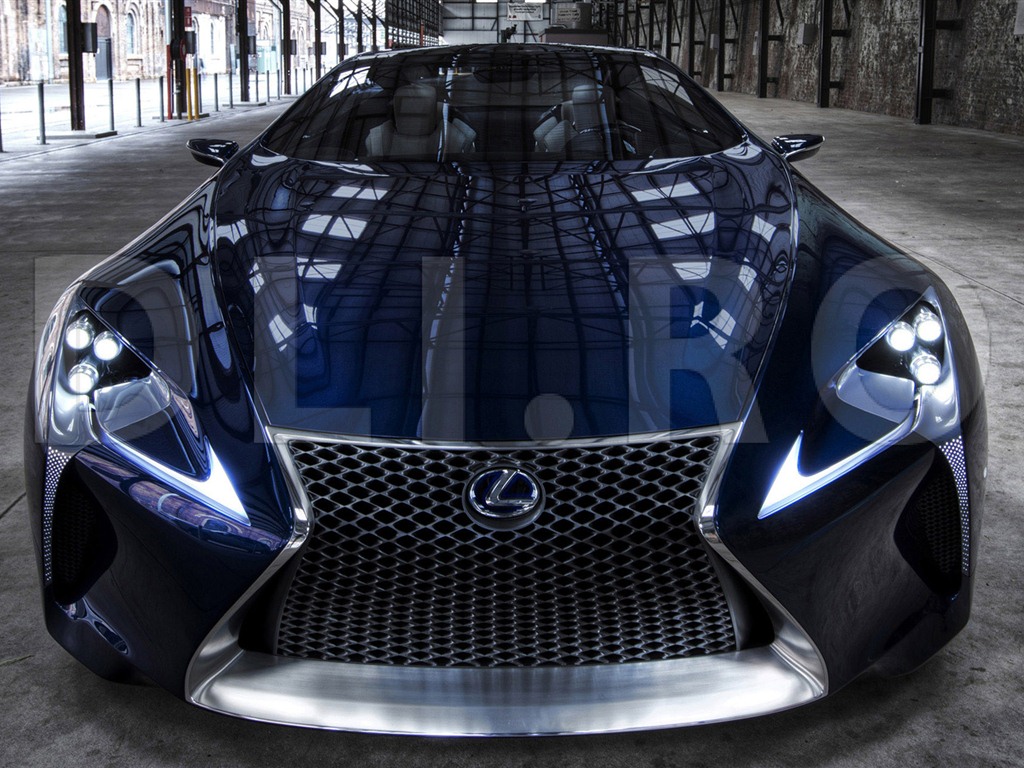 2012 Lexus LF-LC синий концепцию HD обои #15 - 1024x768