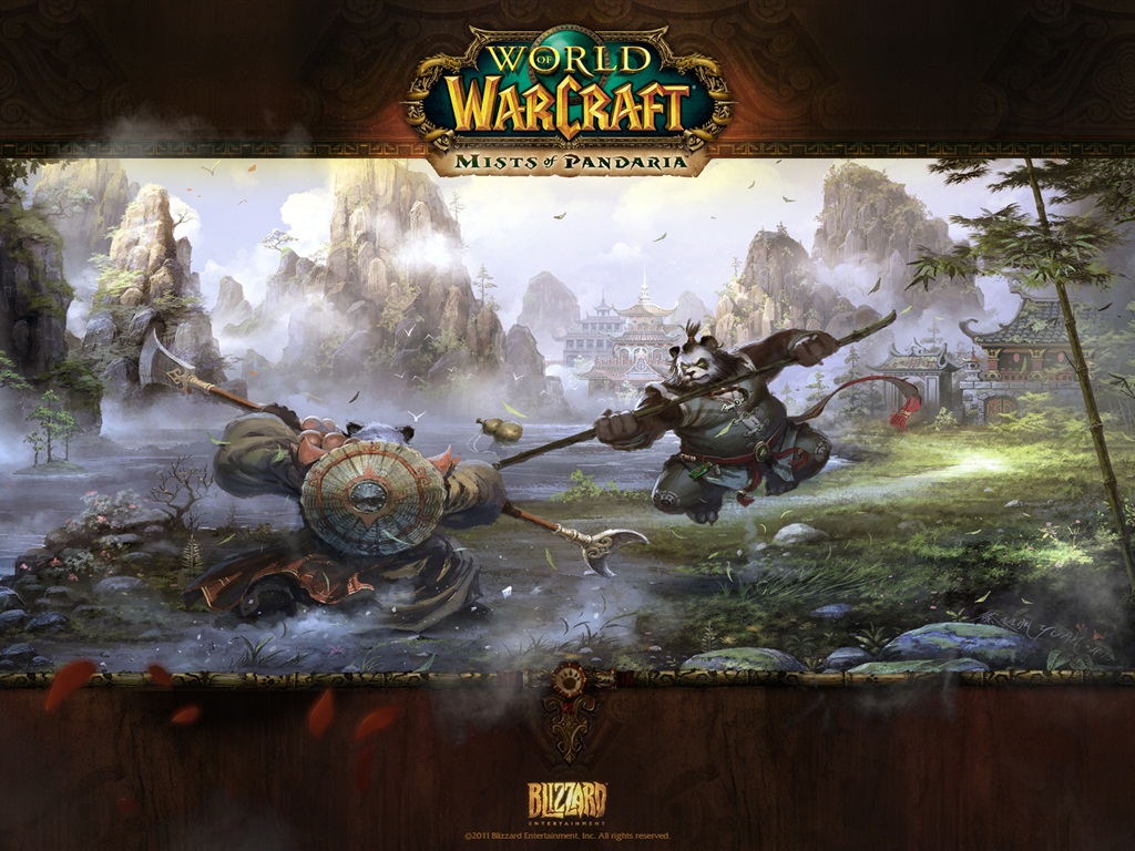 World of Warcraftの：Pandaria HDの壁紙のミスト #8 - 1024x768