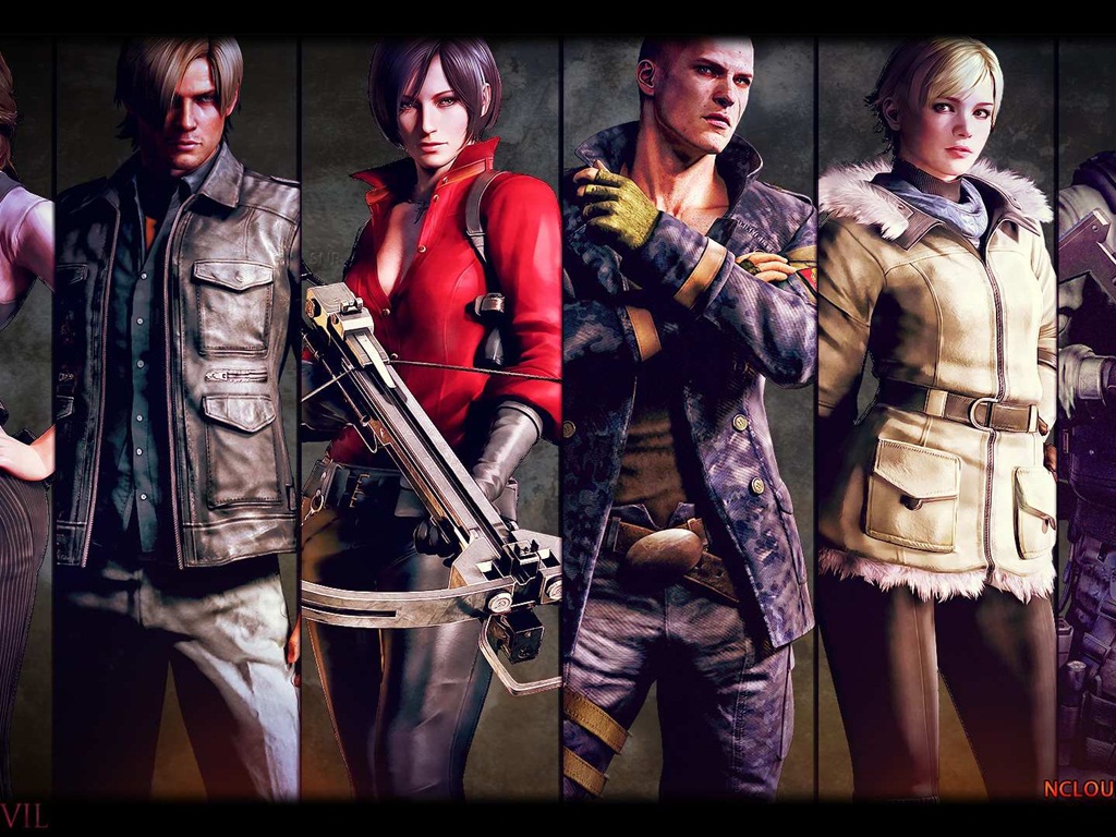 Resident Evil 6 обои HD игры #11 - 1024x768