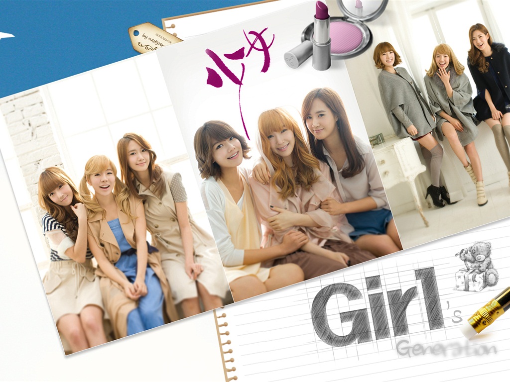 Generación último Girls HD Wallpapers Collection #11 - 1024x768