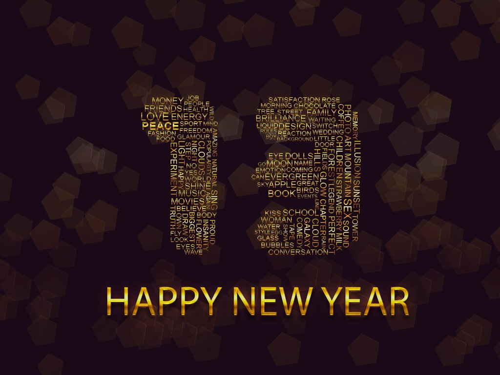 Feliz Año Nuevo 2013 HD fondos de pantalla #12 - 1024x768