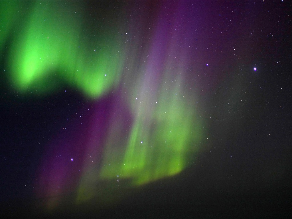 Природные чудеса Northern Lights HD обои (1) #15 - 1024x768