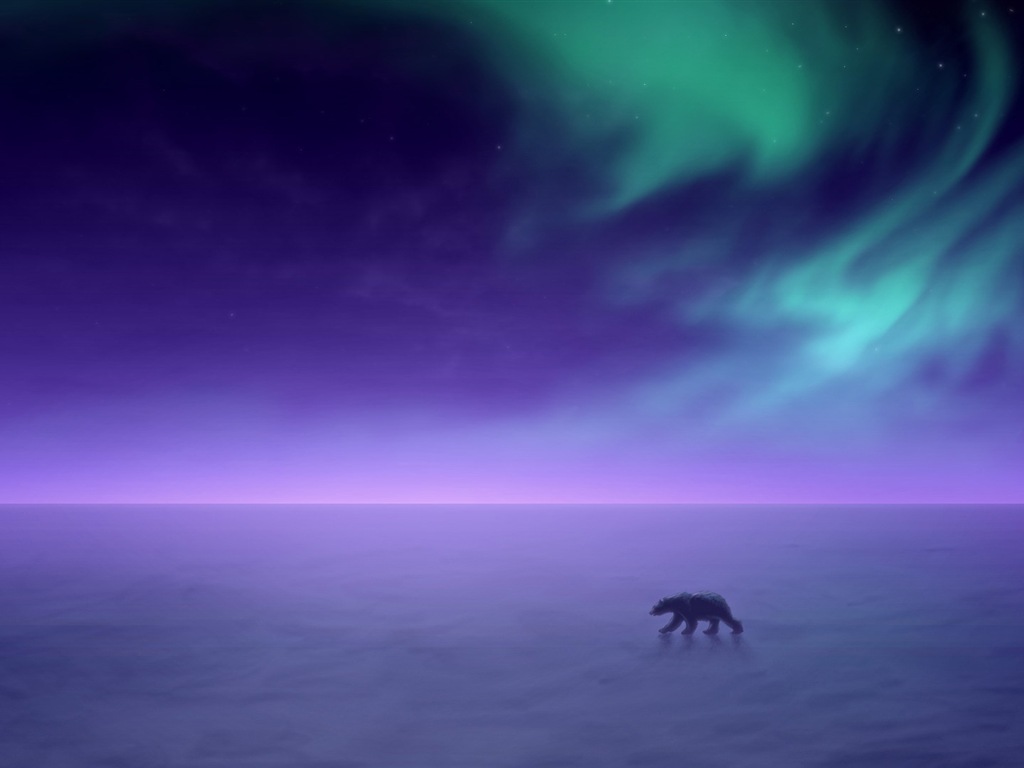 Природные чудеса Northern Lights HD обои (2) #21 - 1024x768