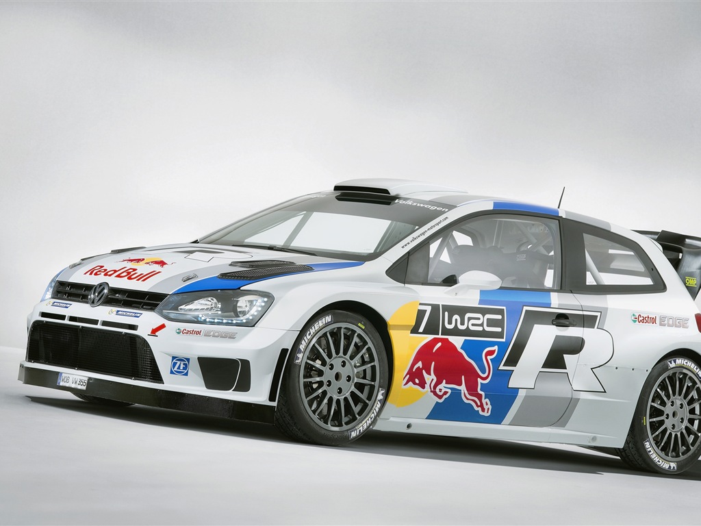 2013年フォルクスワーゲンポロR WRCのHDの壁紙 #1 - 1024x768