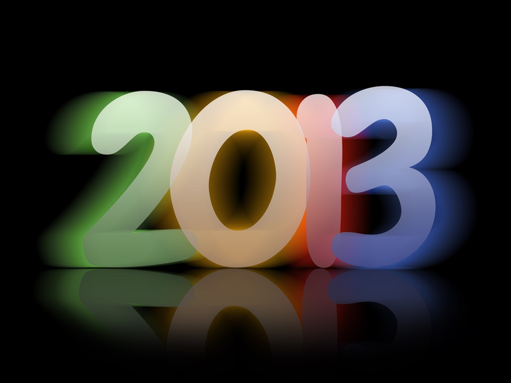 2013 Новый Год тема творческого обои (1) #8 - 1024x768