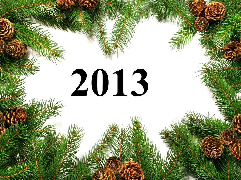 2013 Año Nuevo fondo de pantalla tema creativo (1) #20 - 1024x768