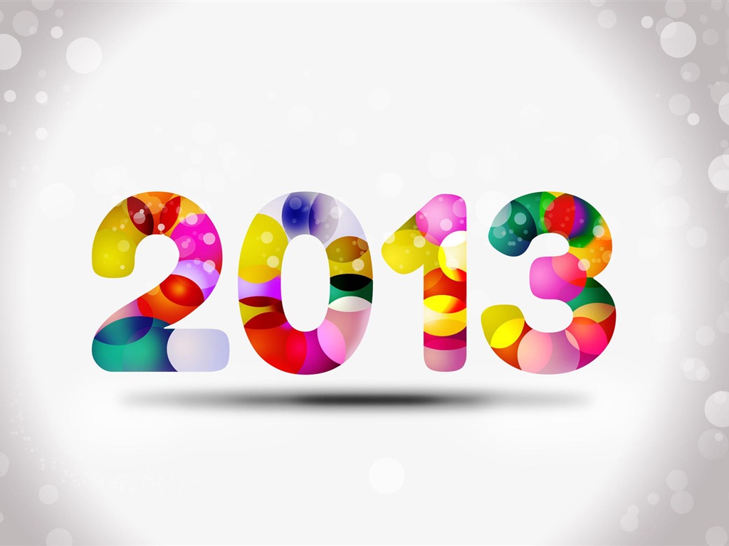 2013 Новый Год тема творческого обои (2) #4 - 1024x768