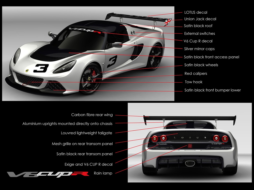2013 Lotus Exige V6 Copa R HD fondos de pantalla #10 - 1024x768