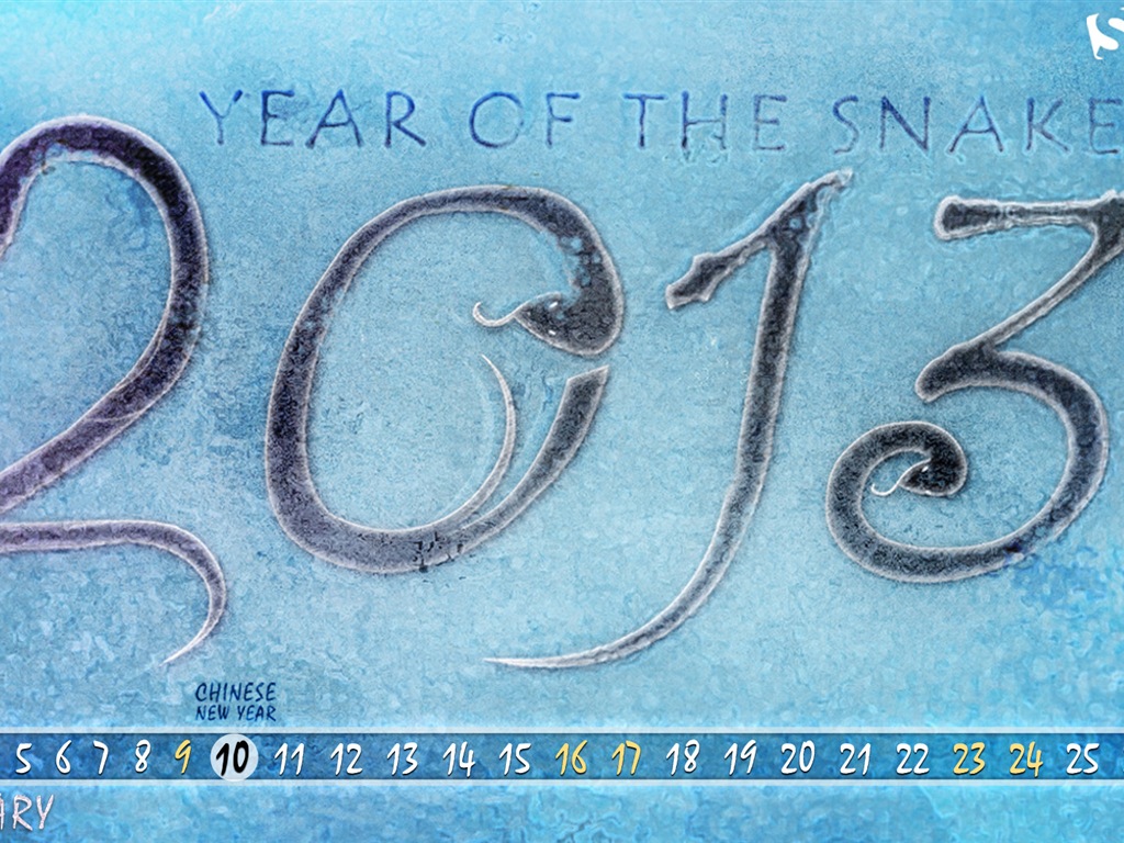 2013年2月カレンダー壁紙（2） #15 - 1024x768
