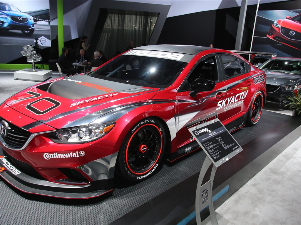 2013 Mazda 6 Skyactiv-D race car 马自达 高清壁纸1 - 1024x768