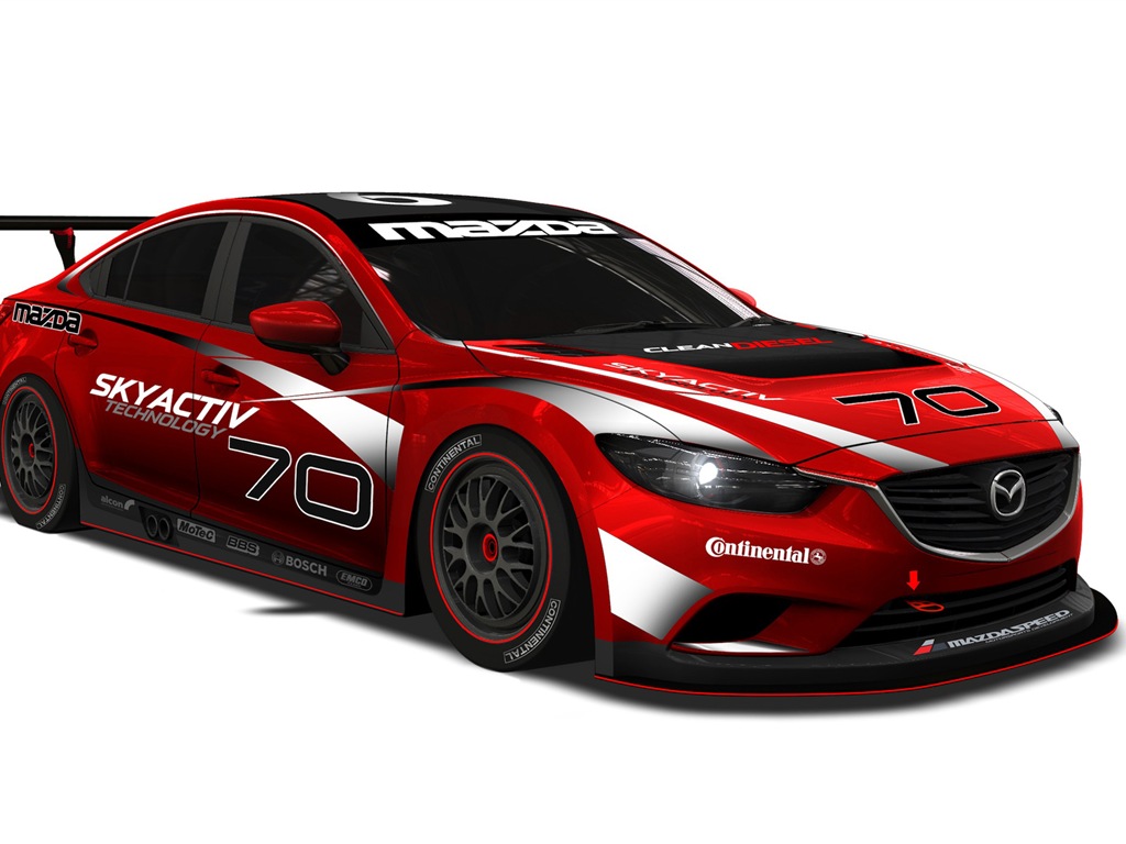 2013 Mazda 6 Skyactiv-D race car 马自达 高清壁纸10 - 1024x768