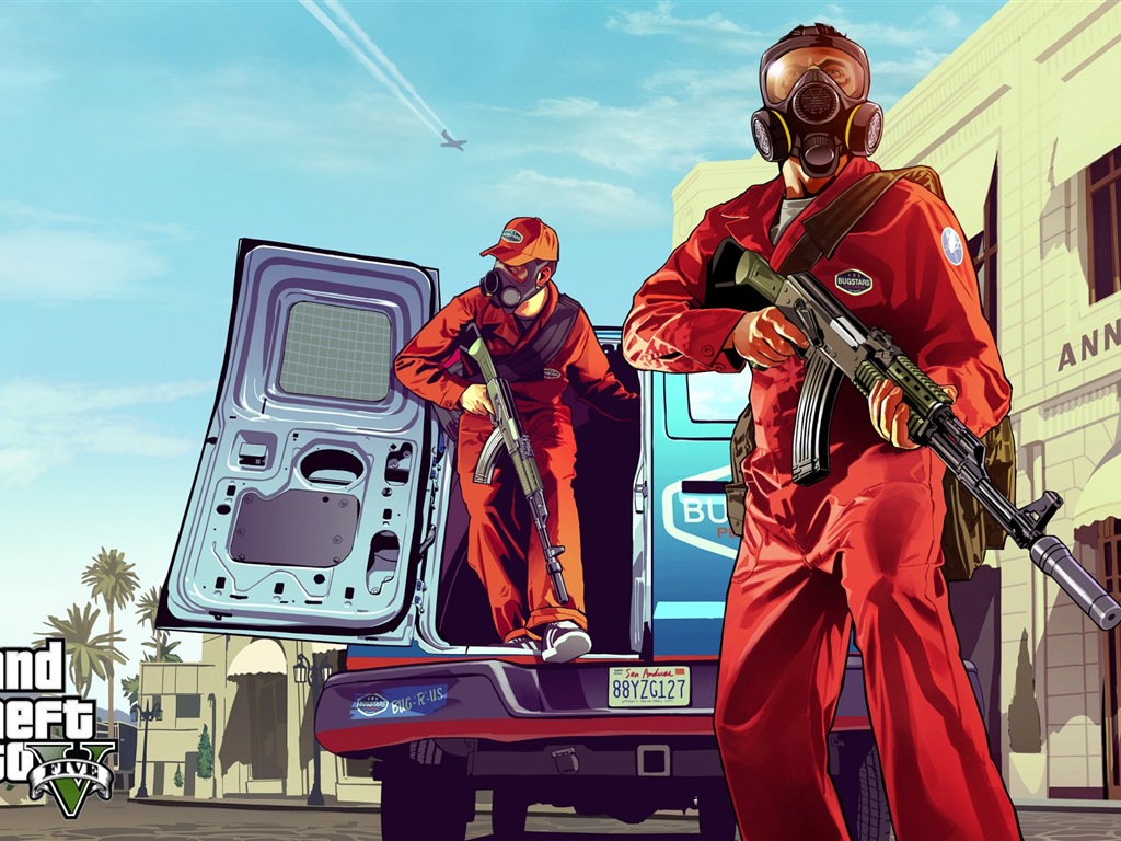 Grand Theft Auto V GTA 5 fonds d'écran de jeux HD #3 - 1024x768