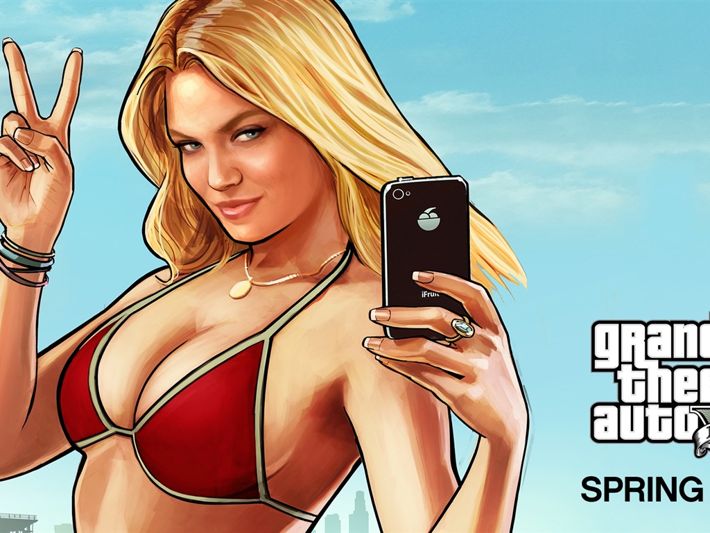 Grand Theft Auto V GTA 5 обои HD игры #5 - 1024x768