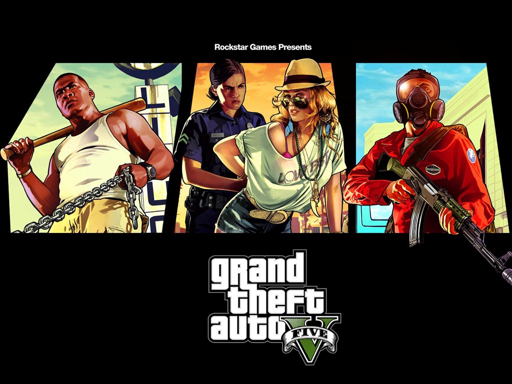 Grand Theft Auto V GTA 5 fonds d'écran de jeux HD #6 - 1024x768