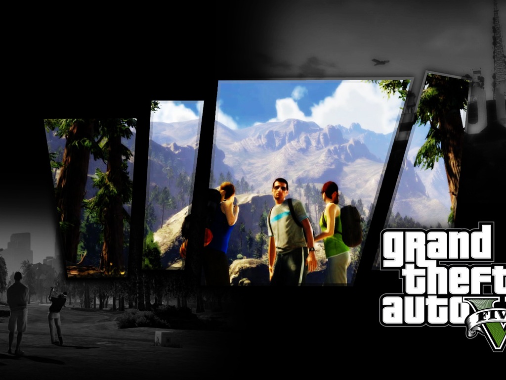 Grand Theft Auto V GTA 5 fonds d'écran de jeux HD #11 - 1024x768