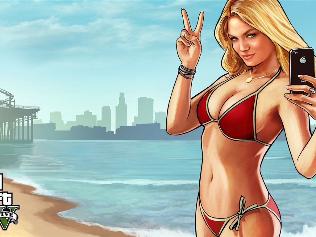 Grand Theft Auto V GTA 5 fonds d'écran de jeux HD #13 - 1024x768