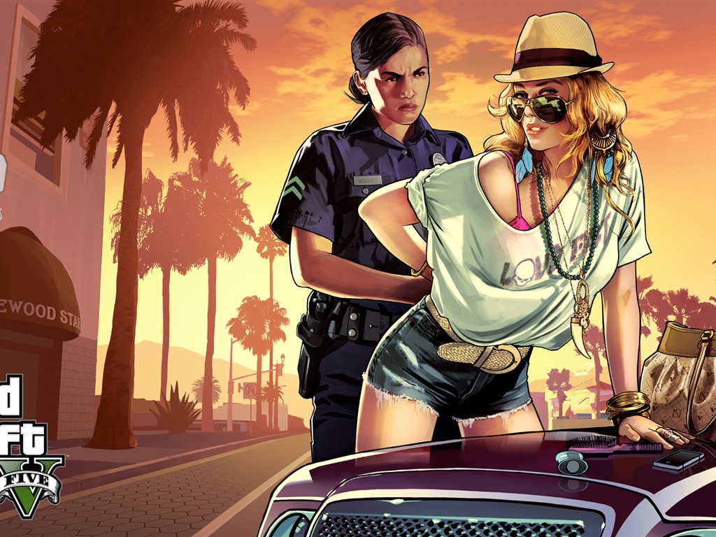 Grand Theft Auto V GTA 5 fonds d'écran de jeux HD #18 - 1024x768