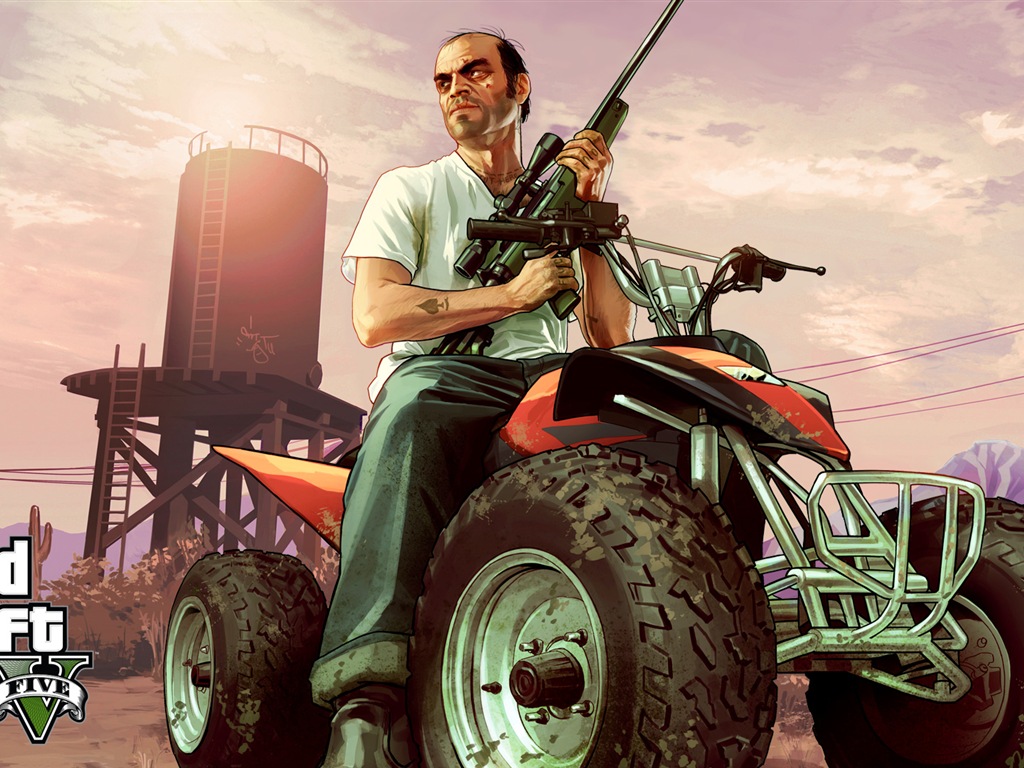 Grand Theft Auto V GTA 5 обои HD игры #19 - 1024x768