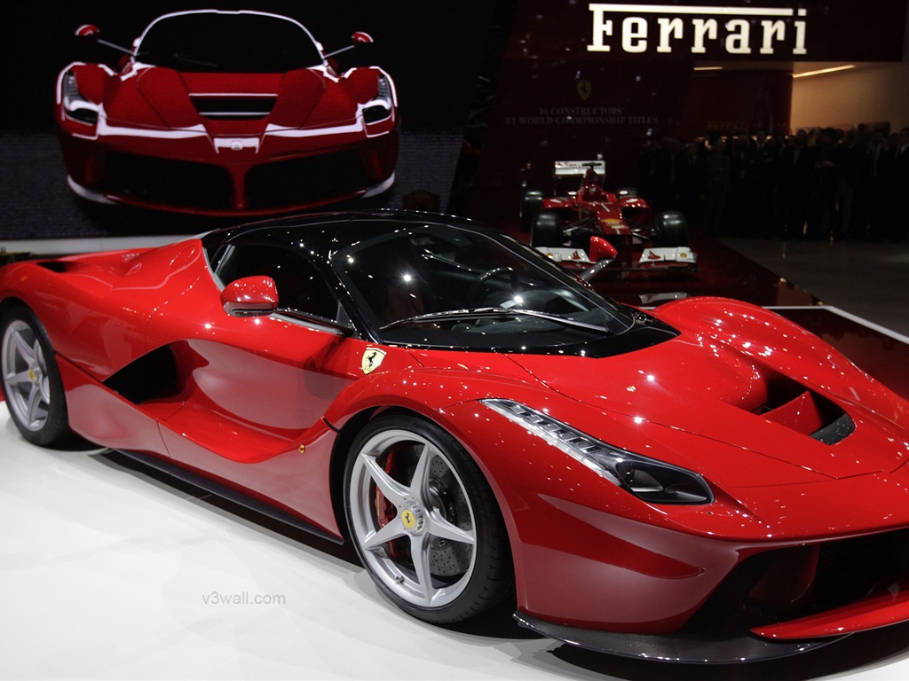 2013 Ferrari LaFerrari красного суперкара HD обои #2 - 1024x768