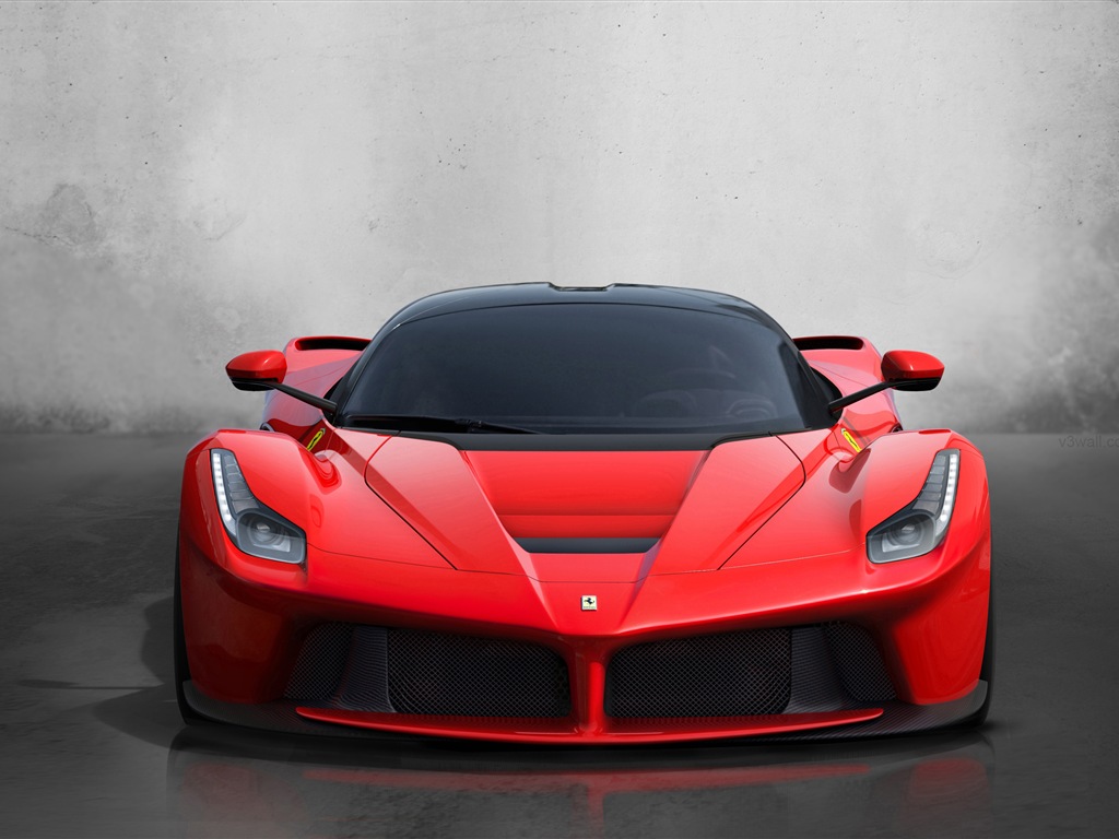 2013 Ferrari rouge LaFerrari supercar HD fonds d'écran #3 - 1024x768