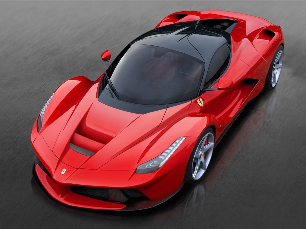 2013 Ferrari rouge LaFerrari supercar HD fonds d'écran #6 - 1024x768