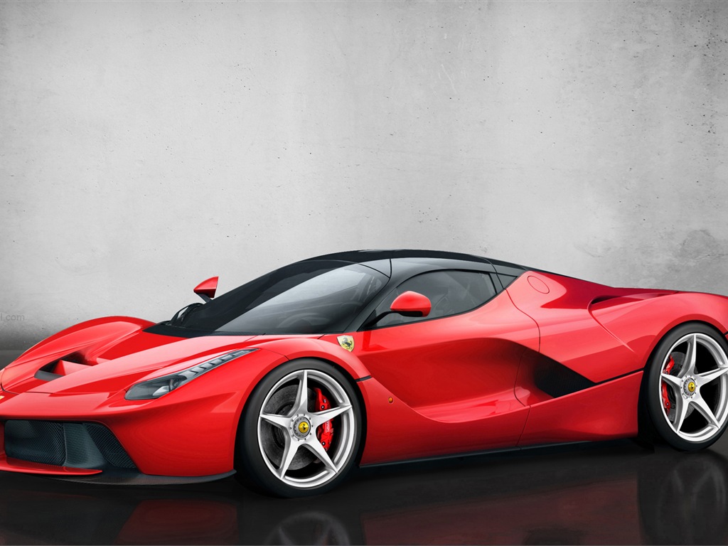 2013 Ferrari LaFerrari red supercar HD Wallpaper #7 - 1024x768