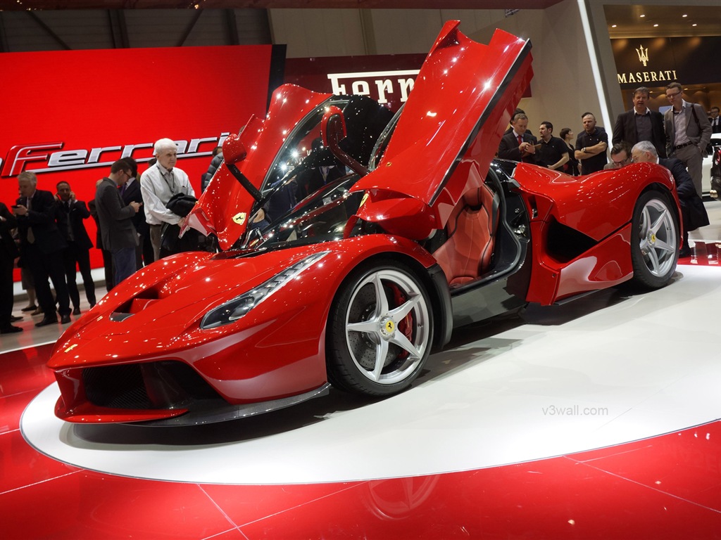 2013 Ferrari supercar rojo LaFerrari HD fondos de pantalla #9 - 1024x768