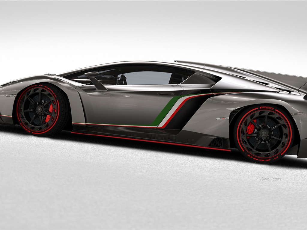 2013 Lamborghini Veneno 兰博基尼Veneno豪华超级跑车高清壁纸3 - 1024x768