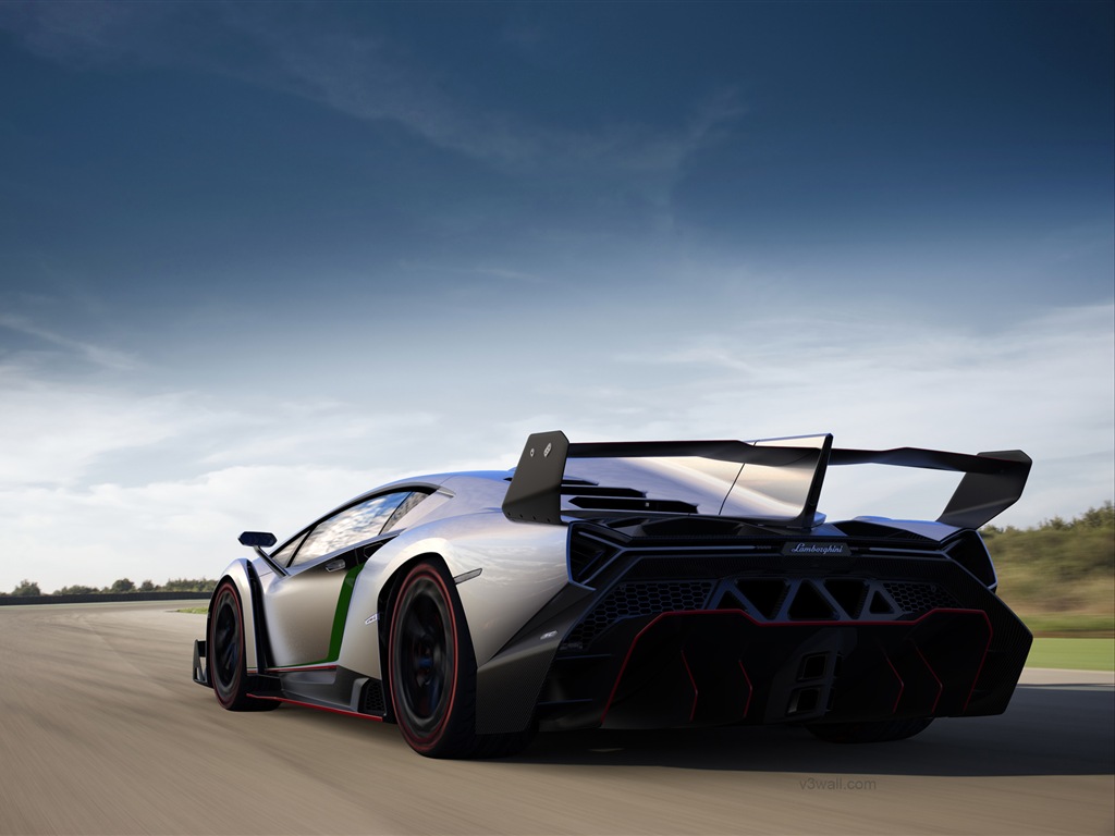 2013 Lamborghini Veneno superdeportivo de lujo HD fondos de pantalla #9 - 1024x768
