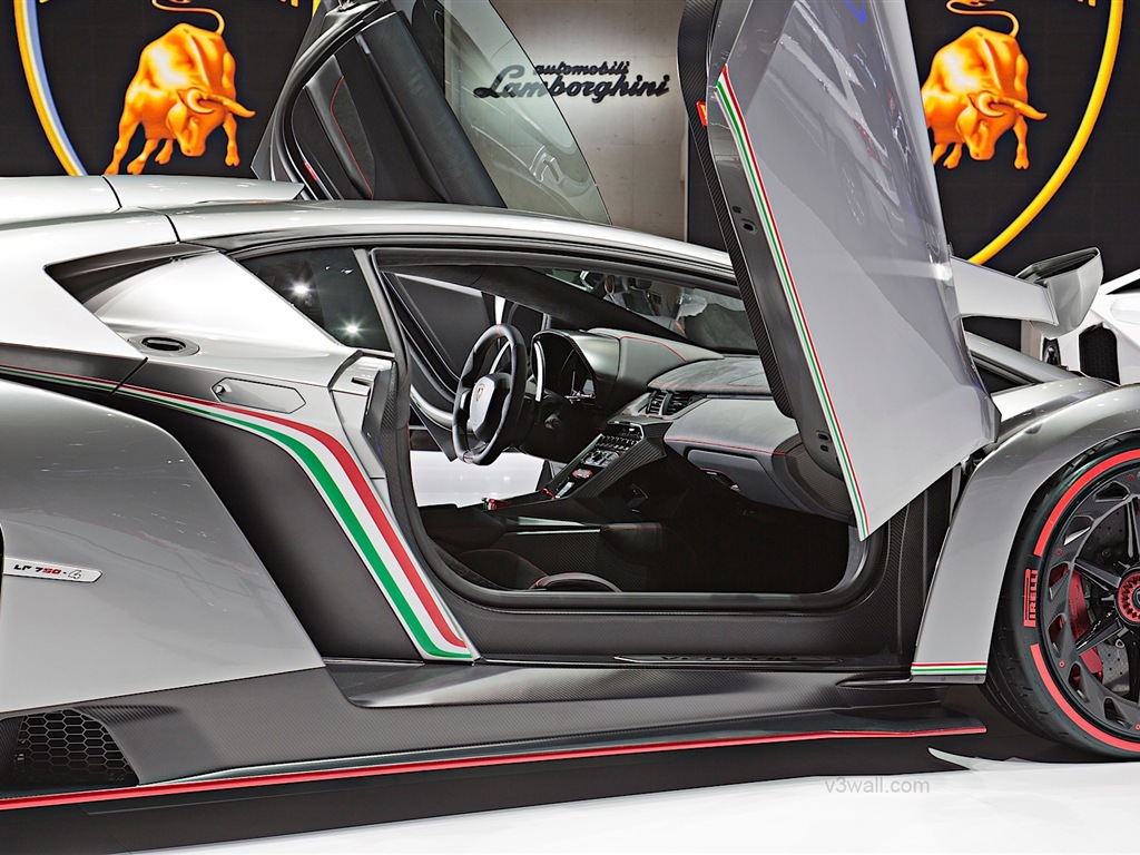 2013 Lamborghini Veneno Luxus-Supersportwagen HD Wallpaper #11 - 1024x768