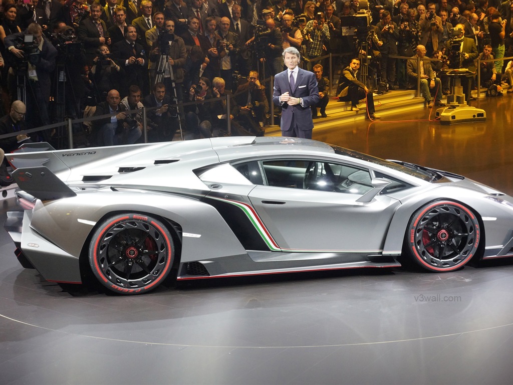 2013 Lamborghini Veneno superdeportivo de lujo HD fondos de pantalla #14 - 1024x768