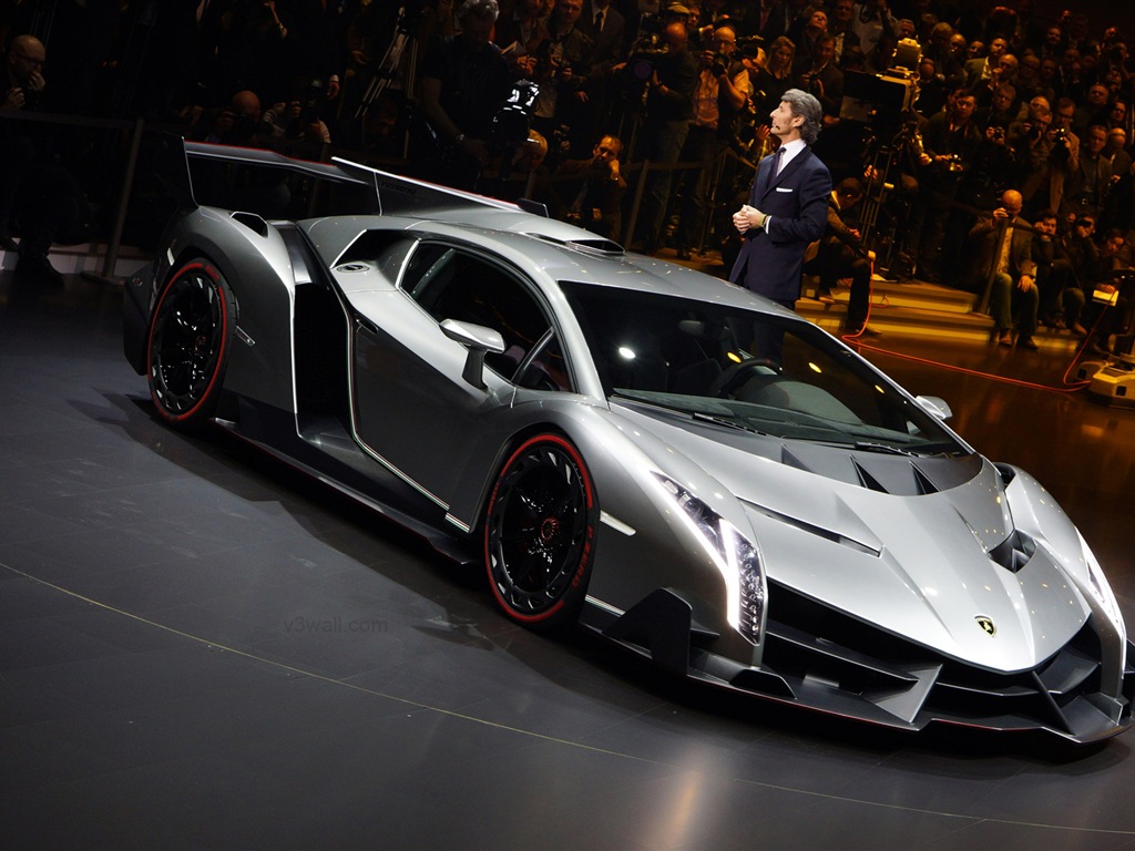 2013 Lamborghini Veneno luxe supercar HD fonds d'écran #16 - 1024x768