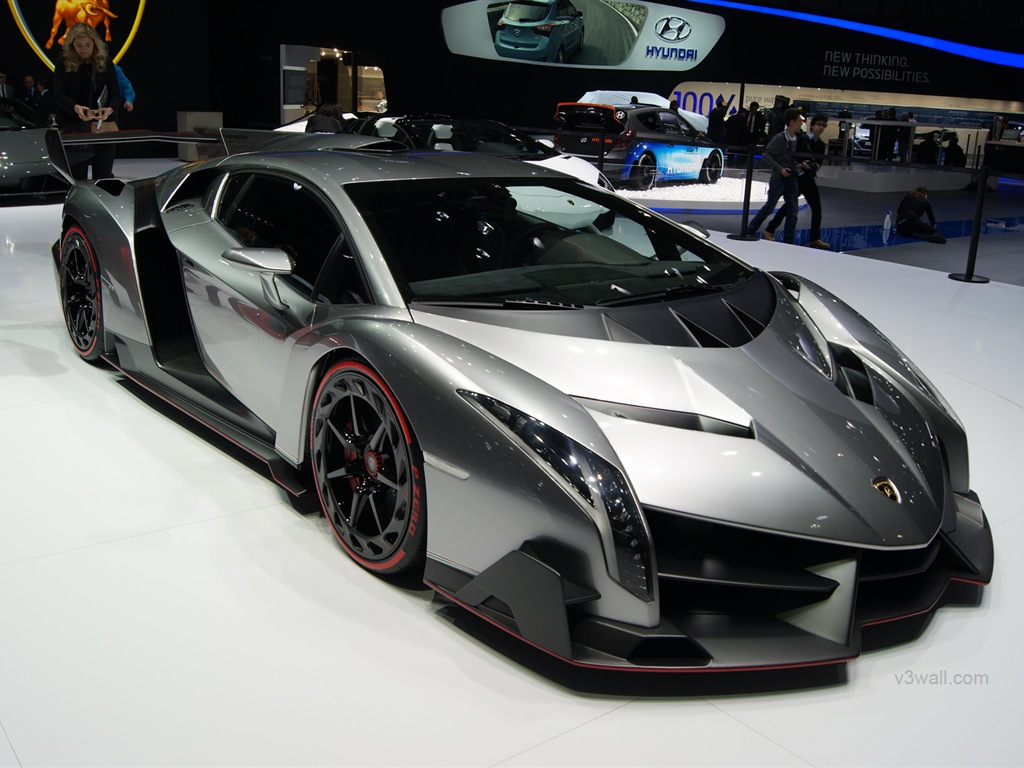 2013 Lamborghini Veneno superdeportivo de lujo HD fondos de pantalla #18 - 1024x768