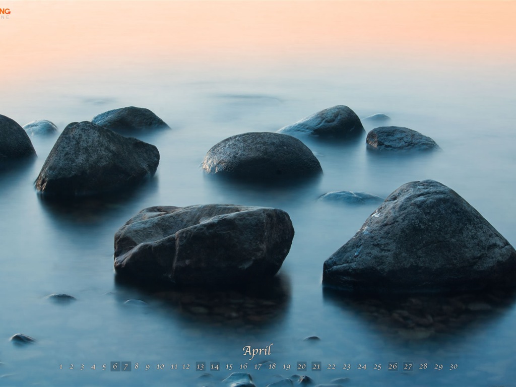 04 2013 Calendar fondo de pantalla (2) #13 - 1024x768
