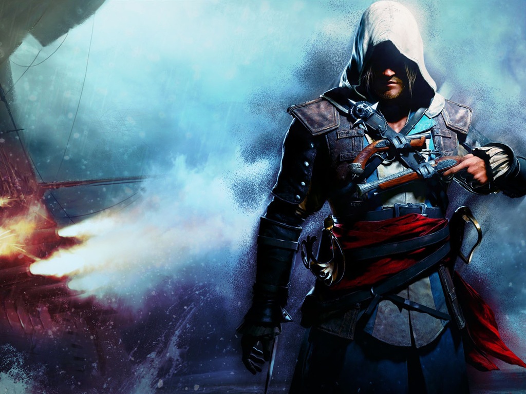 Creed IV Assassin: Black Flag HD wallpapers #2 - 1024x768