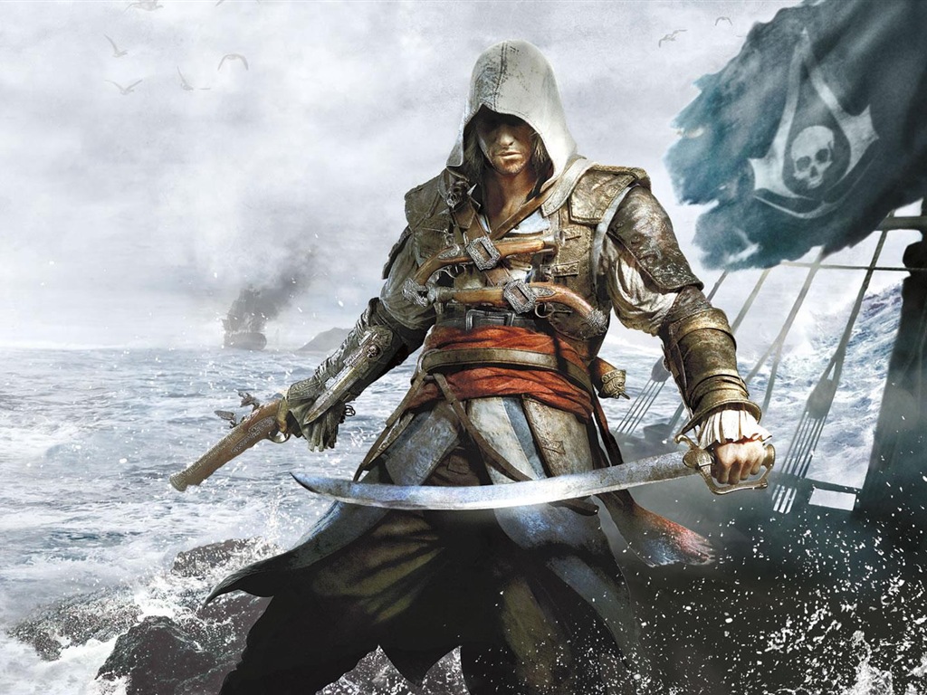 Creed IV Assassin: Black Flag HD wallpapers #7 - 1024x768