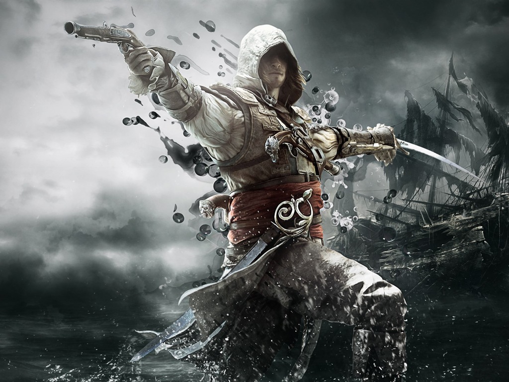 Creed IV Assassin: Black Flag HD wallpapers #8 - 1024x768