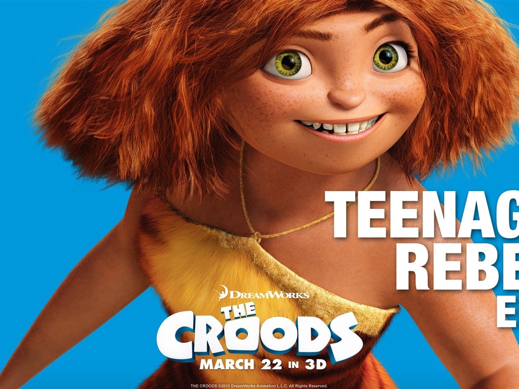 Croods HDムービーの壁紙 #10 - 1024x768