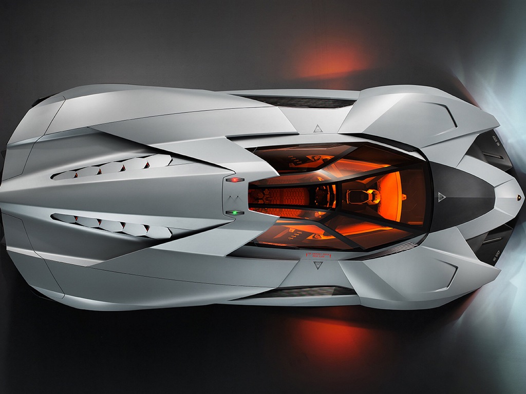 Lamborghini Egoista Concept 蘭博基尼Egoista概念超級跑車 高清壁紙 #2 - 1024x768