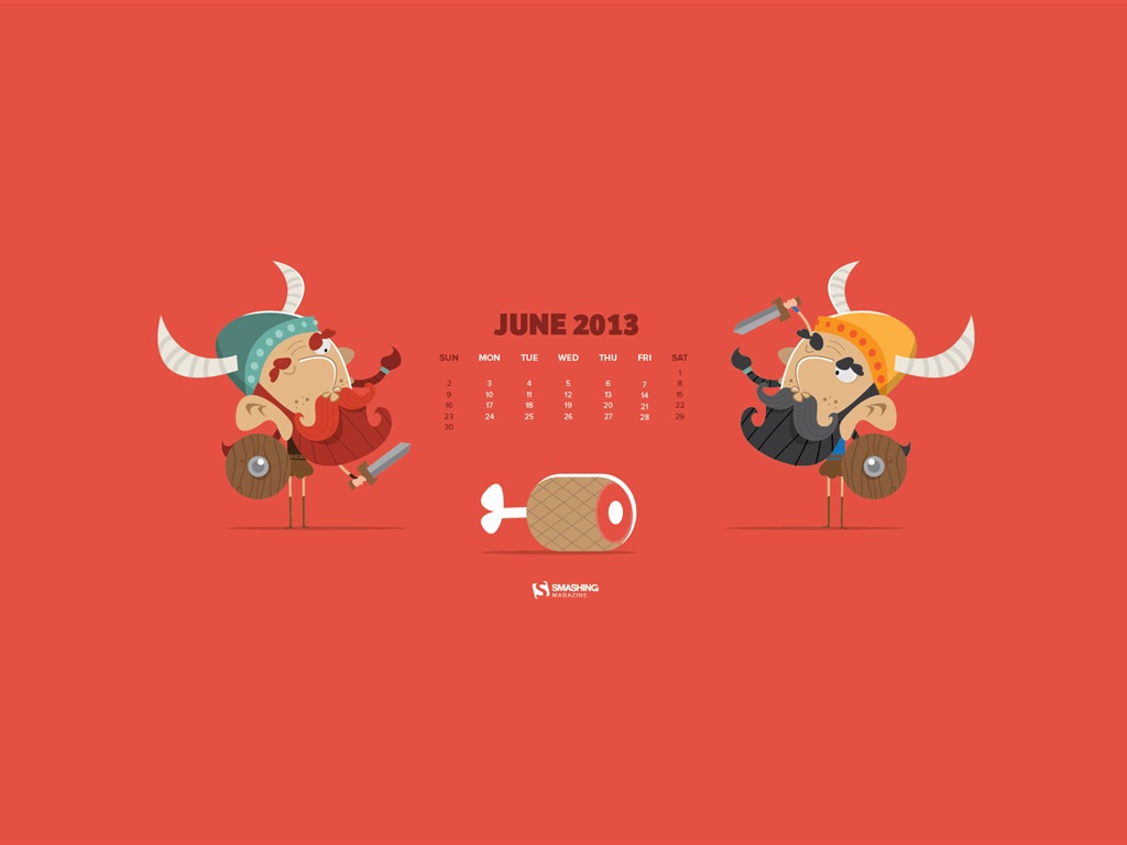 June 2013 calendar wallpaper (2) #9 - 1024x768