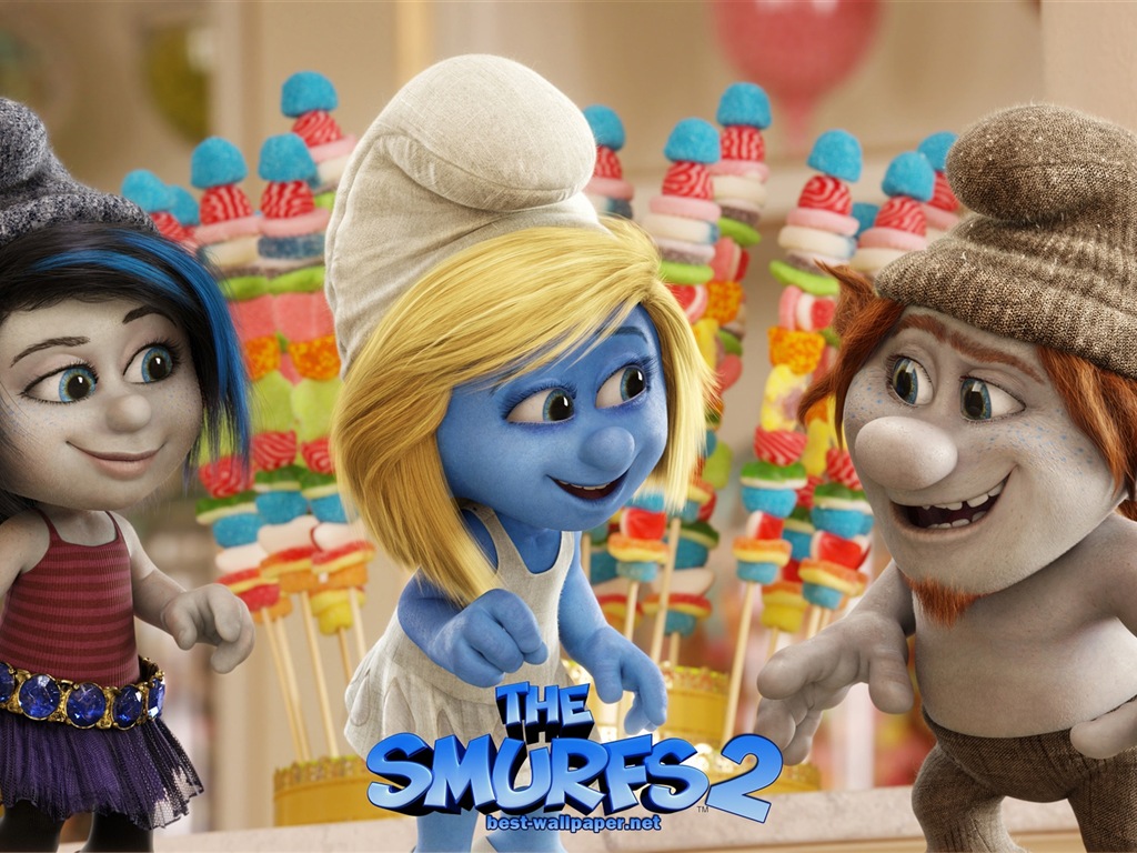 The Smurfs 2 蓝精灵2 高清电影壁纸5 - 1024x768