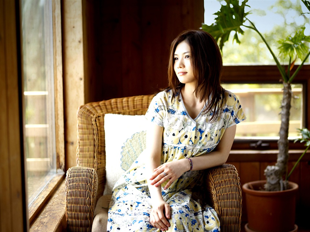 일본 가수 요시오카 유이의 HD 배경 화면 #6 - 1024x768